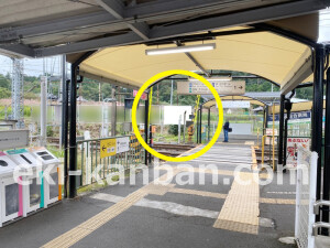 近鉄／伊賀神戸駅／／№4駅看板・駅広告、写真1