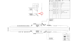 近鉄／桔梗が丘駅／／№9駅看板・駅広告、位置図