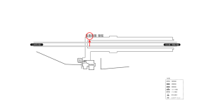 近鉄/川合高岡駅//№2駅看板・駅広告、位置図