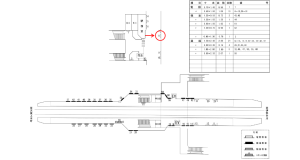 近鉄／桔梗が丘駅／／№8駅看板・駅広告、位置図