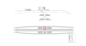 近鉄/東青山駅//№405駅看板・駅広告、位置図