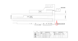 近鉄／伊賀神戸駅／／№4駅看板・駅広告、位置図