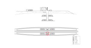 近鉄/東青山駅//№402駅看板・駅広告、位置図