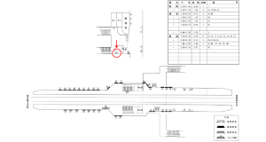 近鉄／桔梗が丘駅／／№3駅看板・駅広告、位置図