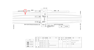 近鉄／榛原駅／／№8駅看板・駅広告、位置図