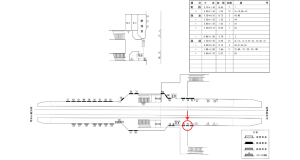 近鉄／桔梗が丘駅／／№15駅看板・駅広告、位置図