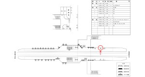 近鉄／桔梗が丘駅／／№30駅看板・駅広告、位置図