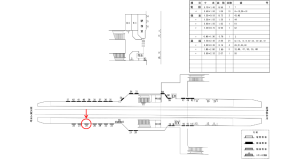 近鉄／桔梗が丘駅／／№26駅看板・駅広告、位置図