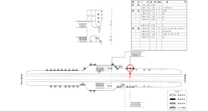 近鉄／桔梗が丘駅／／№46駅看板・駅広告、位置図