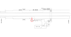 近鉄／美旗駅／／№7駅看板・駅広告、位置図