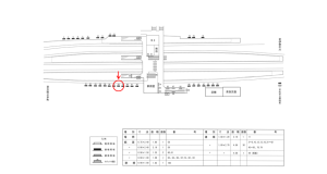 近鉄／榛原駅／／№38駅看板・駅広告、位置図
