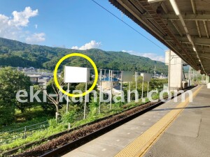 近鉄／大和朝倉駅／／№3駅看板・駅広告、写真1