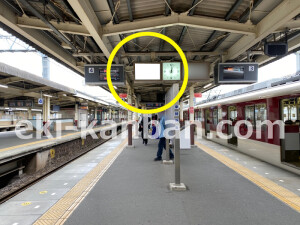 近鉄／伊勢中川駅／№H013№013駅看板・駅広告、写真2