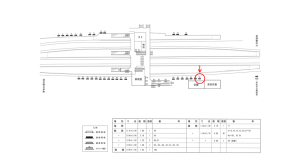 近鉄／榛原駅／／№50駅看板・駅広告、位置図