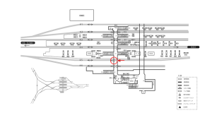 近鉄／伊勢中川駅／／№31駅看板・駅広告、位置図