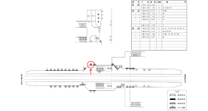 近鉄/桔梗が丘駅//№34駅看板・駅広告、位置図