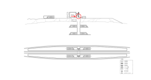 近鉄/東青山駅//№701駅看板・駅広告、位置図