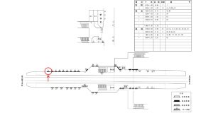 近鉄／桔梗が丘駅／／№57駅看板・駅広告、位置図