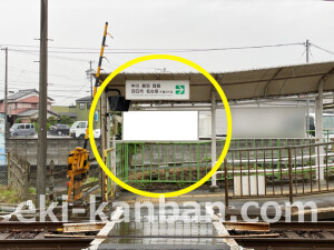 近鉄／川合高岡駅／／№1駅看板・駅広告、写真2