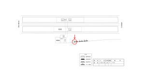 近鉄／青山町駅／／№1駅看板・駅広告、位置図