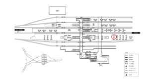 近鉄／伊勢中川駅／／№405駅看板・駅広告、位置図