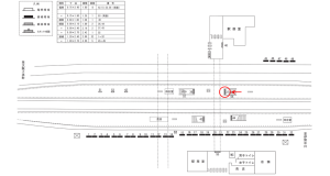 近鉄／名張駅／／№37駅看板・駅広告、位置図