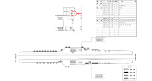 近鉄/桔梗が丘駅//№6駅看板・駅広告、位置図