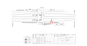 近鉄／榛原駅／／№45駅看板・駅広告、位置図