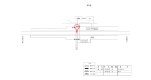 近鉄/長谷寺駅//№3駅看板・駅広告、位置図