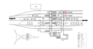 近鉄／伊勢中川駅／／№427駅看板・駅広告、位置図