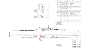 近鉄／桔梗が丘駅／／№20駅看板・駅広告、位置図