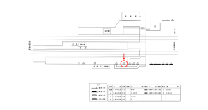 近鉄／伊賀神戸駅／／№15駅看板・駅広告、位置図