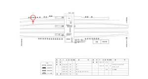 近鉄／榛原駅／／№5駅看板・駅広告、位置図