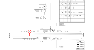 近鉄／桔梗が丘駅／／№38駅看板・駅広告、位置図