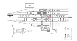 近鉄／伊勢中川駅／№H013№013駅看板・駅広告、位置図
