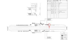 近鉄／桔梗が丘駅／／№31駅看板・駅広告、位置図