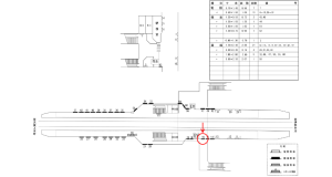 近鉄／桔梗が丘駅／／№16駅看板・駅広告、位置図