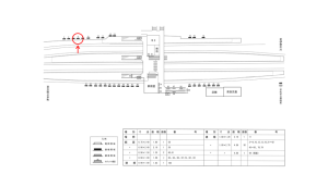 近鉄／榛原駅／／№6駅看板・駅広告、位置図