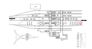 近鉄／伊勢中川駅／／№410駅看板・駅広告、位置図
