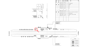 近鉄／桔梗が丘駅／／№58駅看板・駅広告、位置図