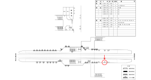 近鉄/桔梗が丘駅//№12駅看板・駅広告、位置図