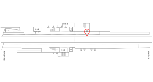 近鉄/真菅駅//№13駅看板・駅広告、位置図
