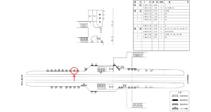 近鉄／桔梗が丘駅／／№36駅看板・駅広告、位置図