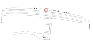 近鉄／室生口大野駅／／№11駅看板・駅広告、位置図