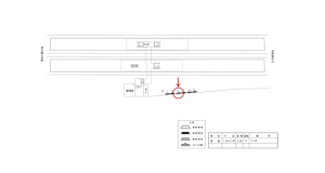 近鉄/青山町駅//№3駅看板・駅広告、位置図