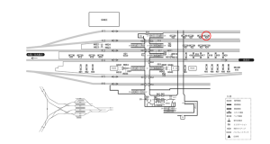 近鉄／伊勢中川駅／／№429駅看板・駅広告、位置図