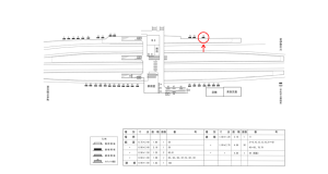 近鉄／榛原駅／／№18駅看板・駅広告、位置図