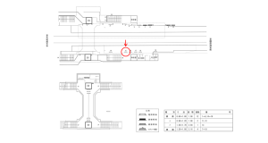 近鉄／尼ヶ辻駅／／№15駅看板・駅広告、位置図