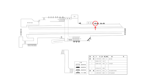 近鉄／田原本駅／／№9駅看板・駅広告、位置図