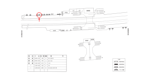 近鉄/西ノ京駅//№2駅看板・駅広告、位置図